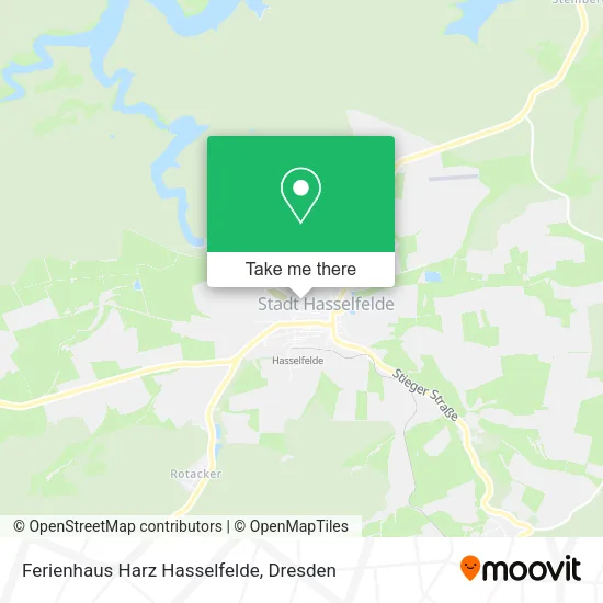 Карта Ferienhaus Harz Hasselfelde