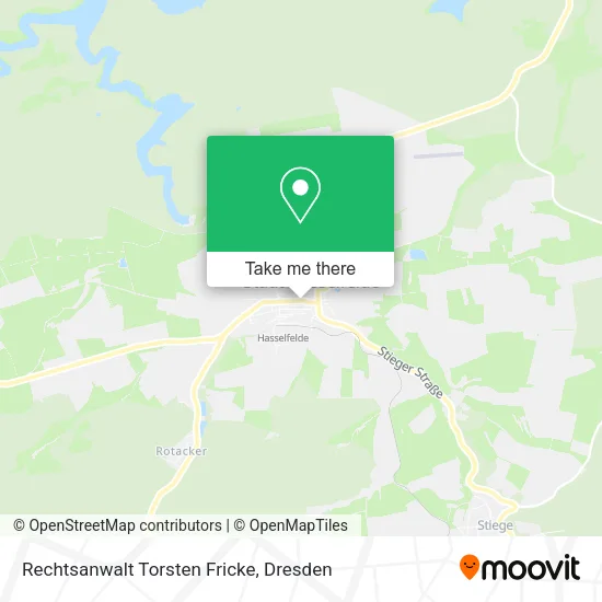 Карта Rechtsanwalt Torsten Fricke
