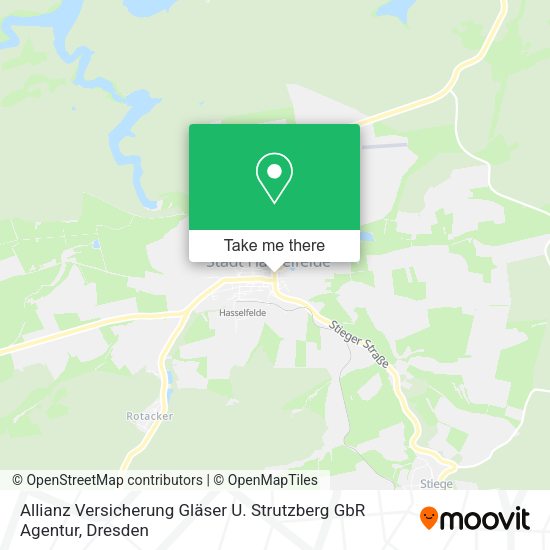 Карта Allianz Versicherung Gläser U. Strutzberg GbR Agentur