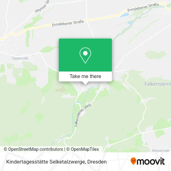 Карта Kindertagesstätte Selketalzwerge
