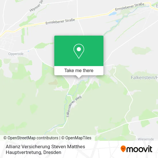 Карта Allianz Versicherung Steven Matthes Hauptvertretung