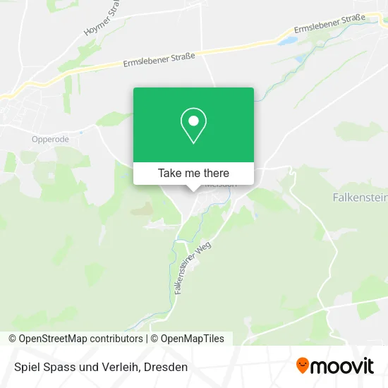 Карта Spiel Spass und Verleih