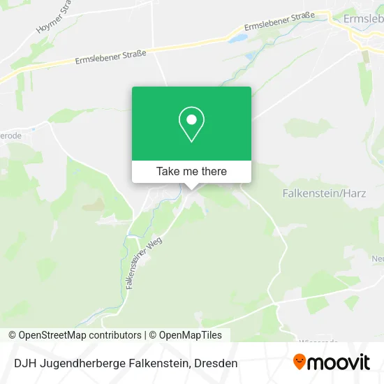 Карта DJH Jugendherberge Falkenstein