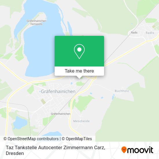 Карта Taz Tankstelle Autocenter Zimmermann Carz
