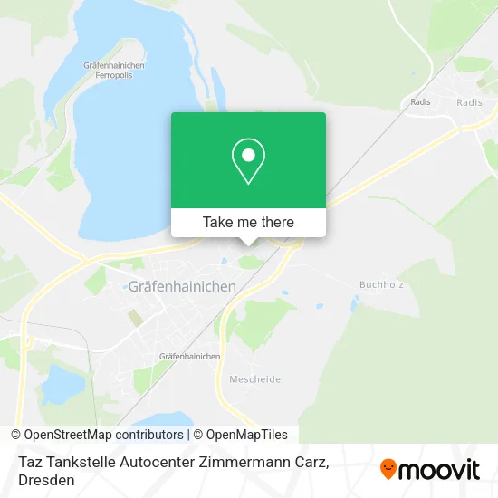 Карта Taz Tankstelle Autocenter Zimmermann Carz