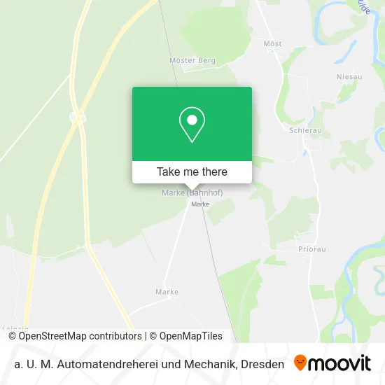 Карта a. U. M. Automatendreherei und Mechanik