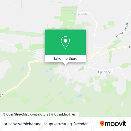 Карта Allianz Versicherung Hauptvertretung