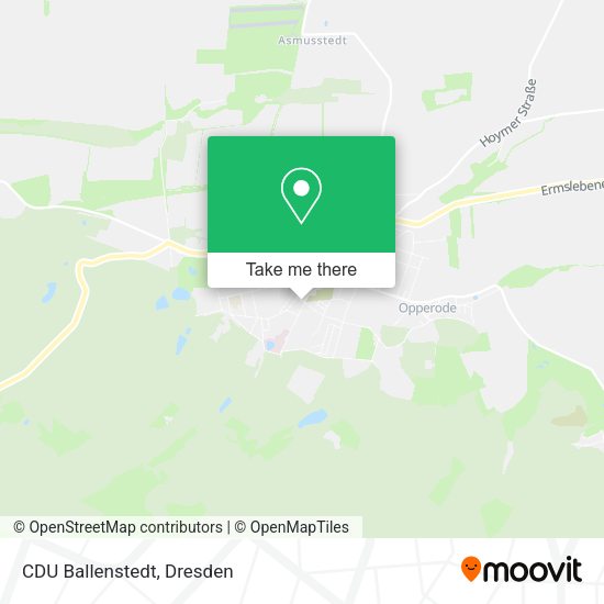 Карта CDU Ballenstedt