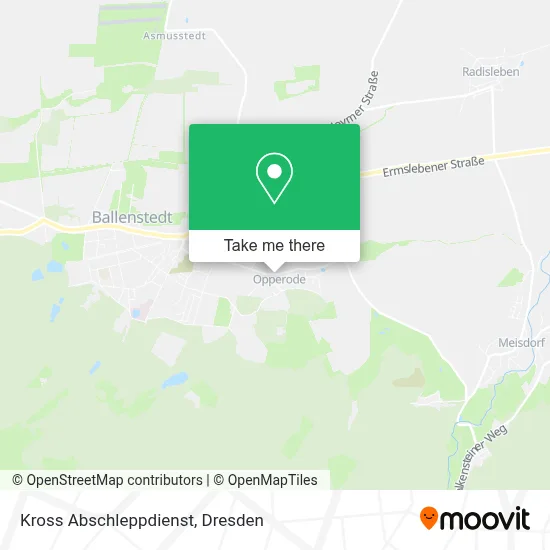 Kross Abschleppdienst map