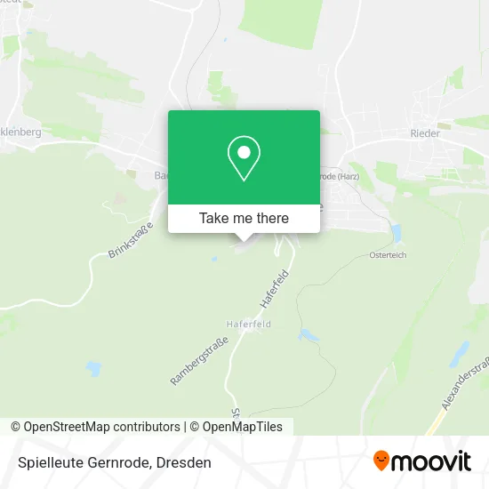 Карта Spielleute Gernrode