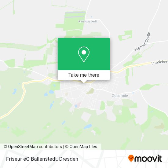 Карта Friseur eG Ballenstedt