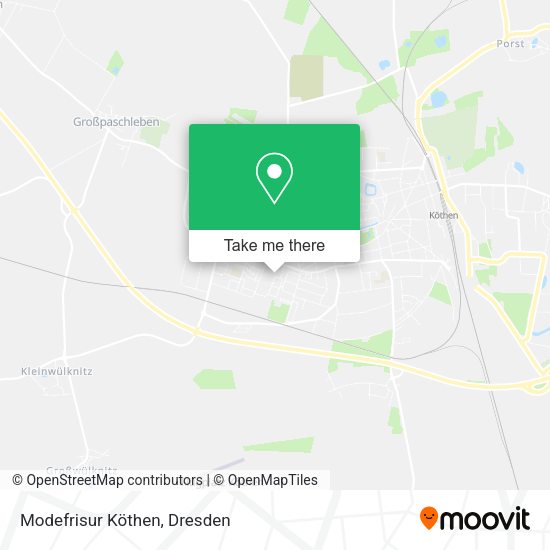 Карта Modefrisur Köthen
