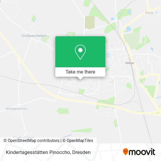 Карта Kindertagesstätten Pinoccho