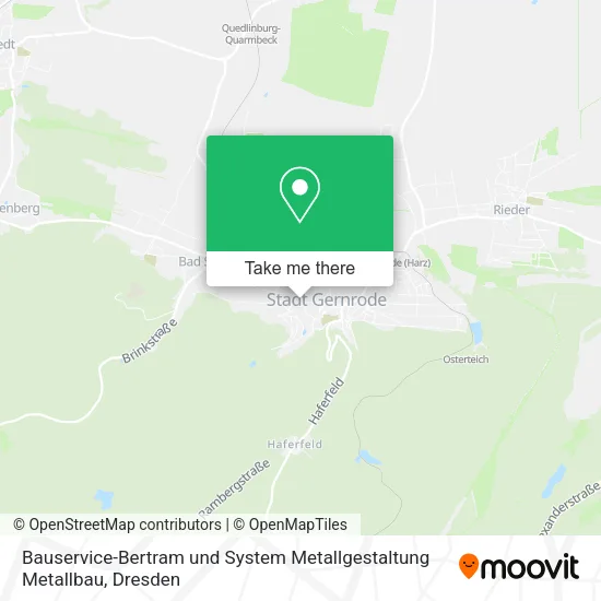Карта Bauservice-Bertram und System Metallgestaltung Metallbau