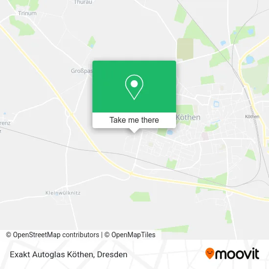 Карта Exakt Autoglas Köthen