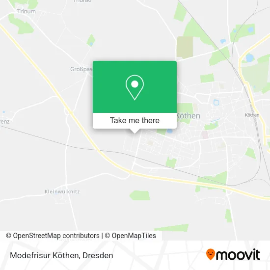 Карта Modefrisur Köthen