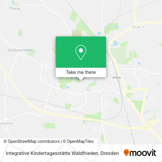 Карта Integrative Kindertagesstätte Waldfrieden