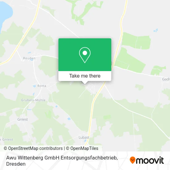 Карта Awu Wittenberg GmbH Entsorgungsfachbetrieb