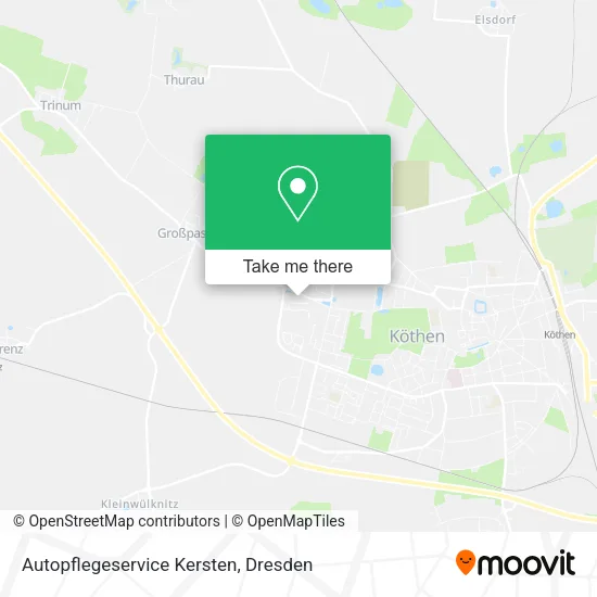 Карта Autopflegeservice Kersten