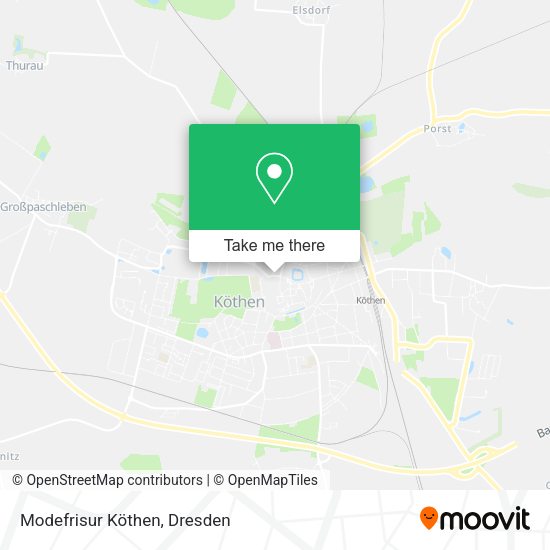Карта Modefrisur Köthen
