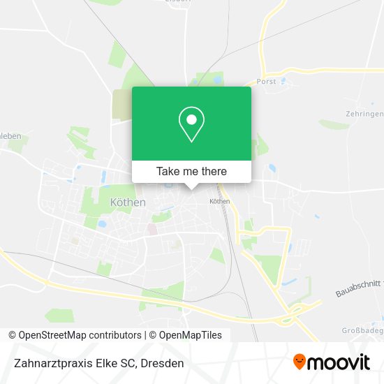 Карта Zahnarztpraxis Elke SC