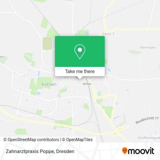 Карта Zahnarztpraxis Poppe