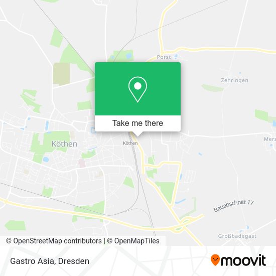 Карта Gastro Asia