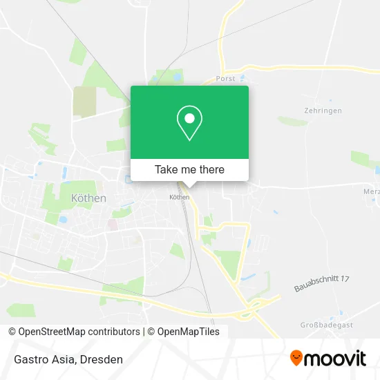 Карта Gastro Asia