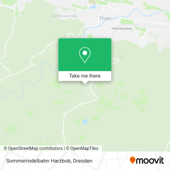 Карта Sommerrodelbahn Harzbob