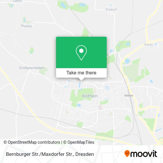 Карта Bernburger Str./Maxdorfer Str.