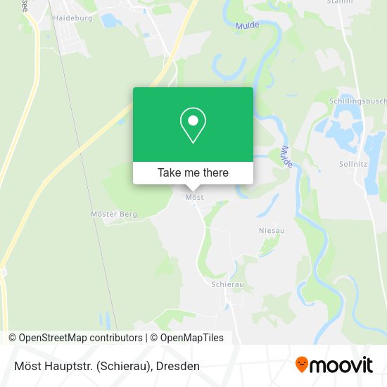 Карта Möst Hauptstr. (Schierau)