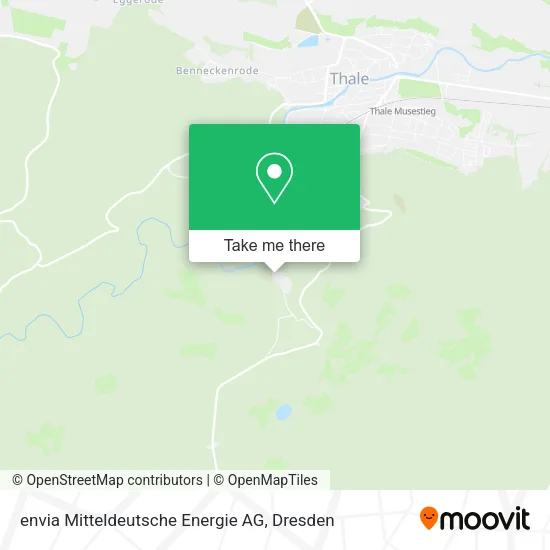 Карта envia Mitteldeutsche Energie AG