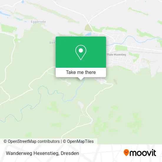 Карта Wanderweg Hexenstieg