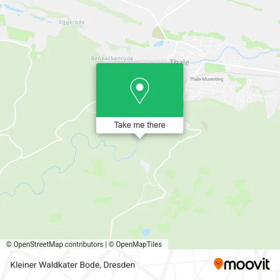 Карта Kleiner Waldkater Bode