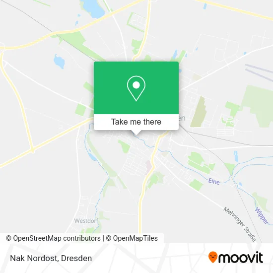 Nak Nordost map