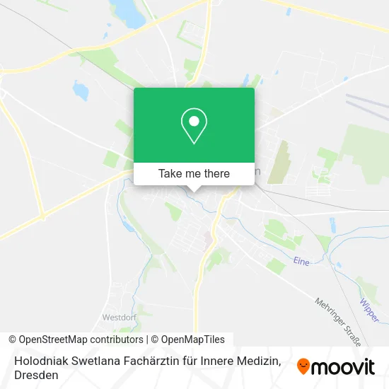 Holodniak Swetlana Fachärztin für Innere Medizin map