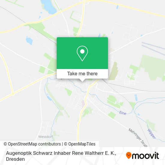 Карта Augenoptik Schwarz Inhaber Rene Waltherr E. K.