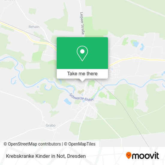 Карта Krebskranke Kinder in Not