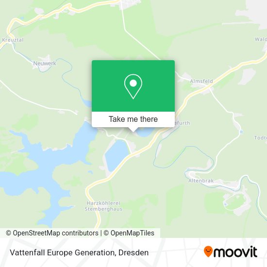 Карта Vattenfall Europe Generation