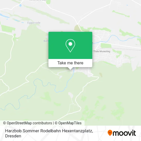 Карта Harzbob Sommer Rodelbahn Hexentanzplatz