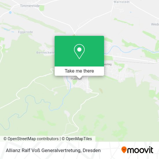 Карта Allianz Ralf Voß Generalvertretung