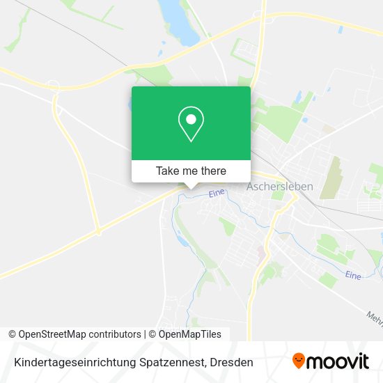 Карта Kindertageseinrichtung Spatzennest