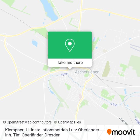 Карта Klempner- U. Installationsbetrieb Lutz Oberländer Inh. Tim Oberländer