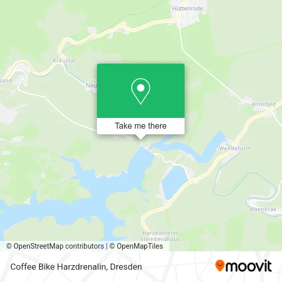 Карта Coffee Bike Harzdrenalin