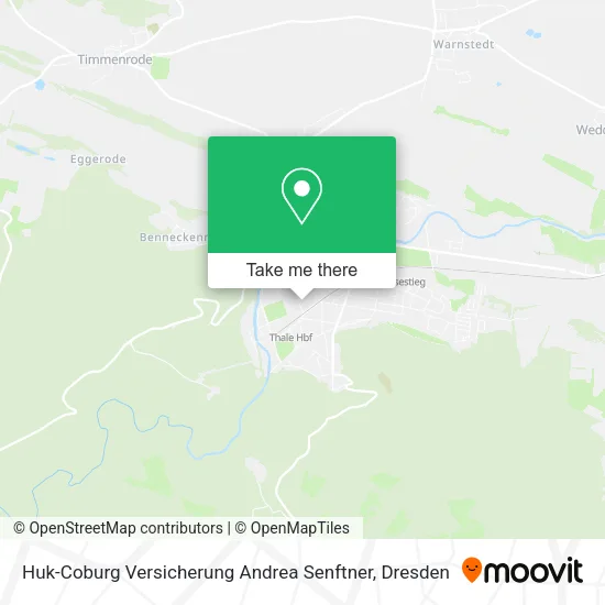 Карта Huk-Coburg Versicherung Andrea Senftner