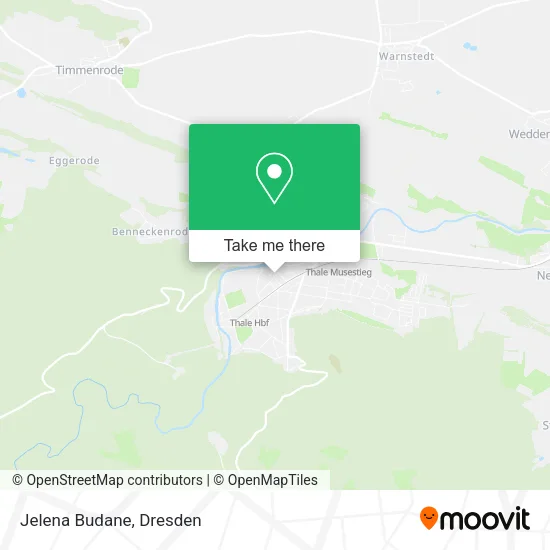Jelena Budane map