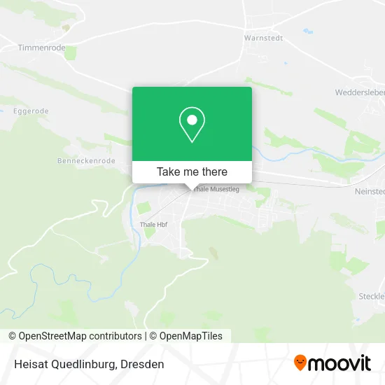 Heisat Quedlinburg map