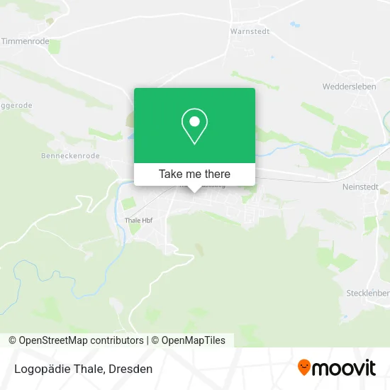 Карта Logopädie Thale