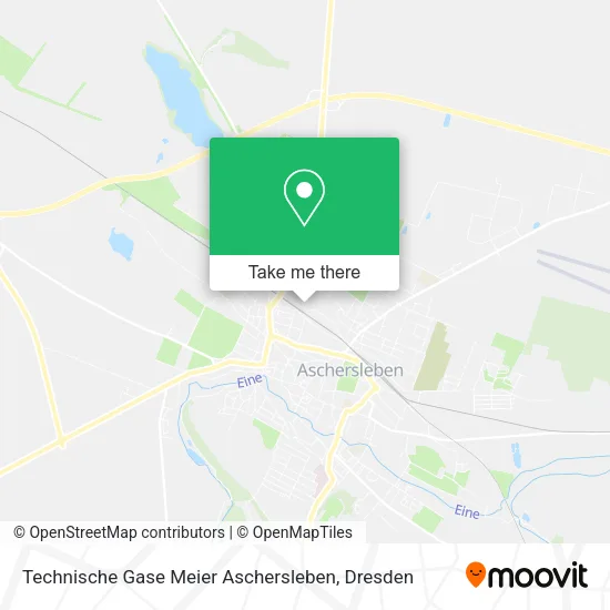 Карта Technische Gase Meier Aschersleben