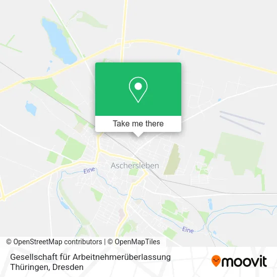 Карта Gesellschaft für Arbeitnehmerüberlassung Thüringen